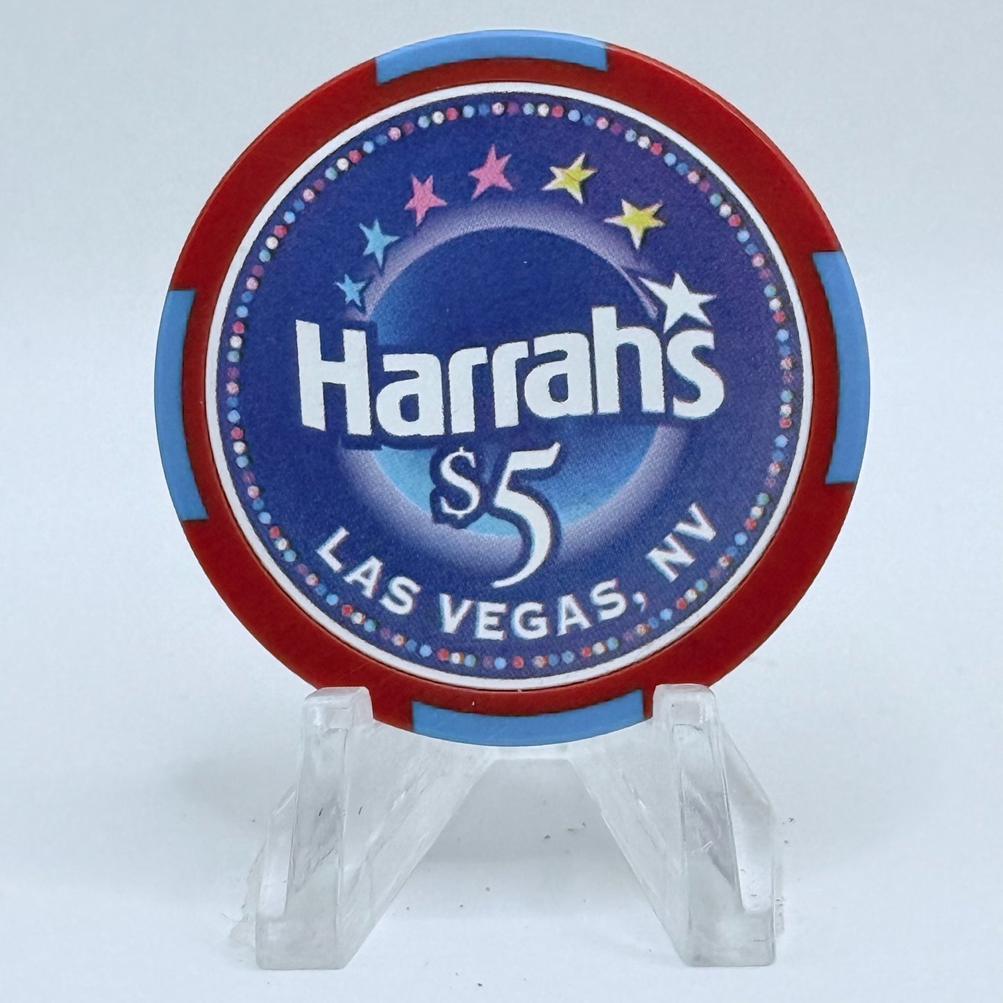 Harrah's Las Vegas Nevada 2002 'Charles Lindbergh' LE $5 Casino Chip E0961