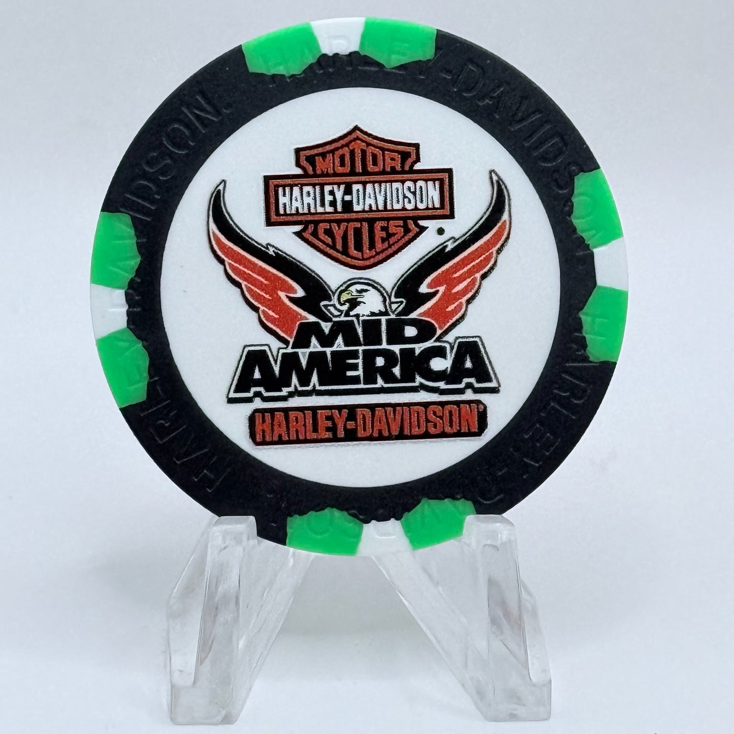 Harley-Davidson - Mid America Columbia Missouri Series 3 Advertising Chips