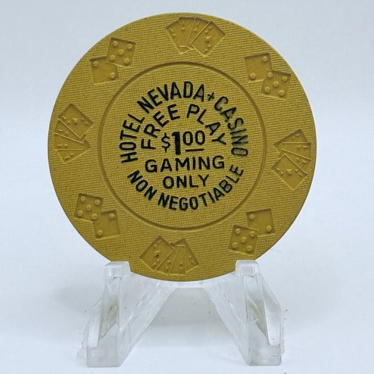 Nevada Hotel Las Vegas Nevada 1974 $1 NCV Casino Chip N0958