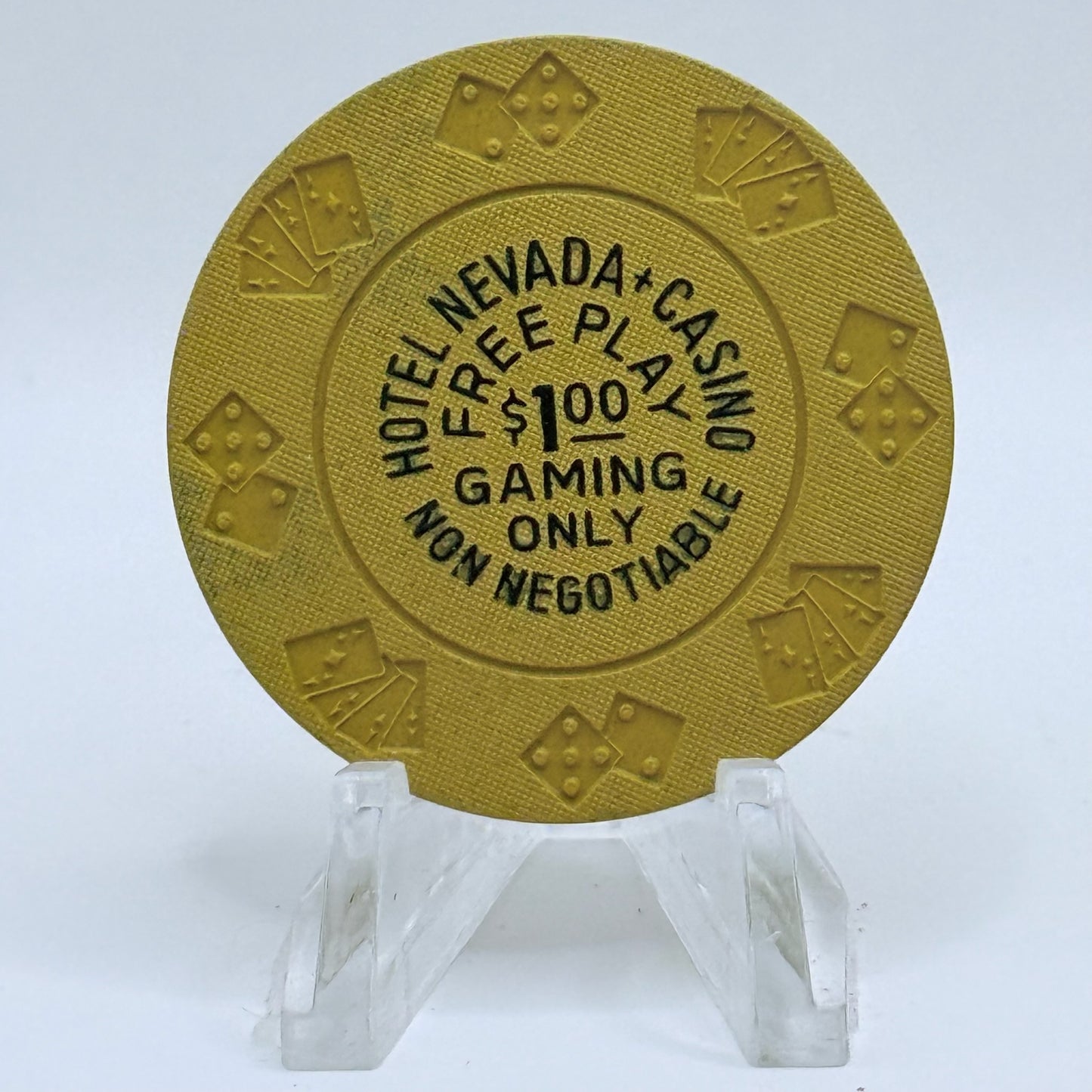 Nevada Hotel Las Vegas Nevada 1974 $1 NCV Casino Chip N0958
