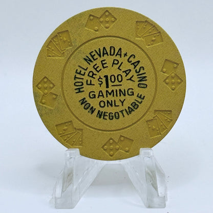 Nevada Hotel Las Vegas Nevada 1974 $1 NCV Casino Chip N0958