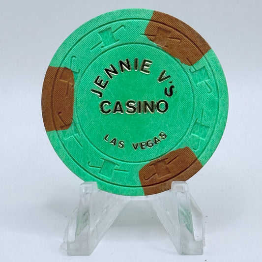 Jennie V's Casino Las Vegas Nevada 1976 $25 Casino Chip N7645