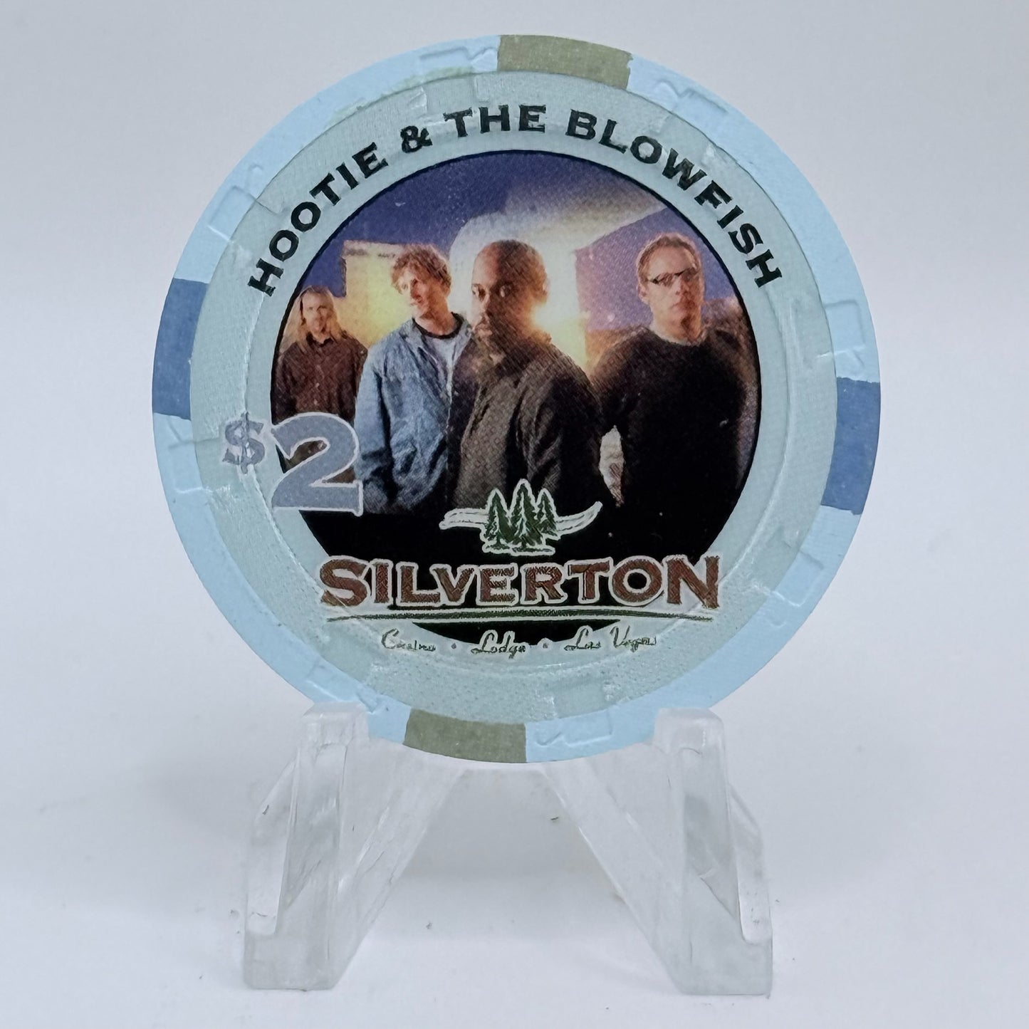 Silverton Las Vegas Nevada 2006 'Hootie & the Blowfish' $2 Casino Chip E5096