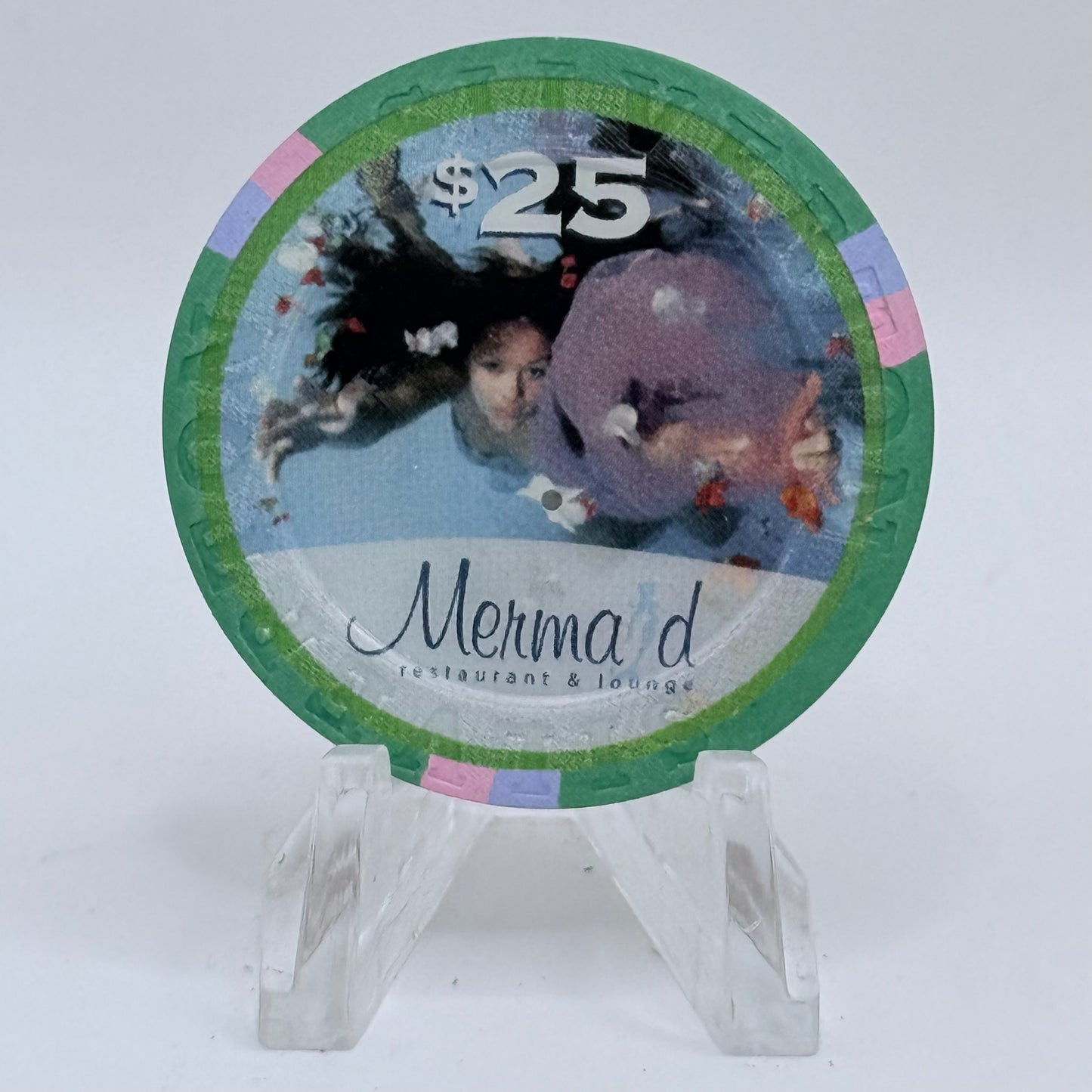 Silverton Las Vegas Nevada 2005 'Grand Opening Mermaid' LE $25 Casino Chip E4717