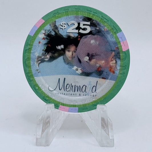 Silverton Las Vegas Nevada 2005 'Grand Opening Mermaid' LE $25 Casino Chip E4717