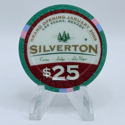 Silverton Las Vegas Nevada 2005 'Grand Opening Mermaid' LE $25 Casino Chip E4717