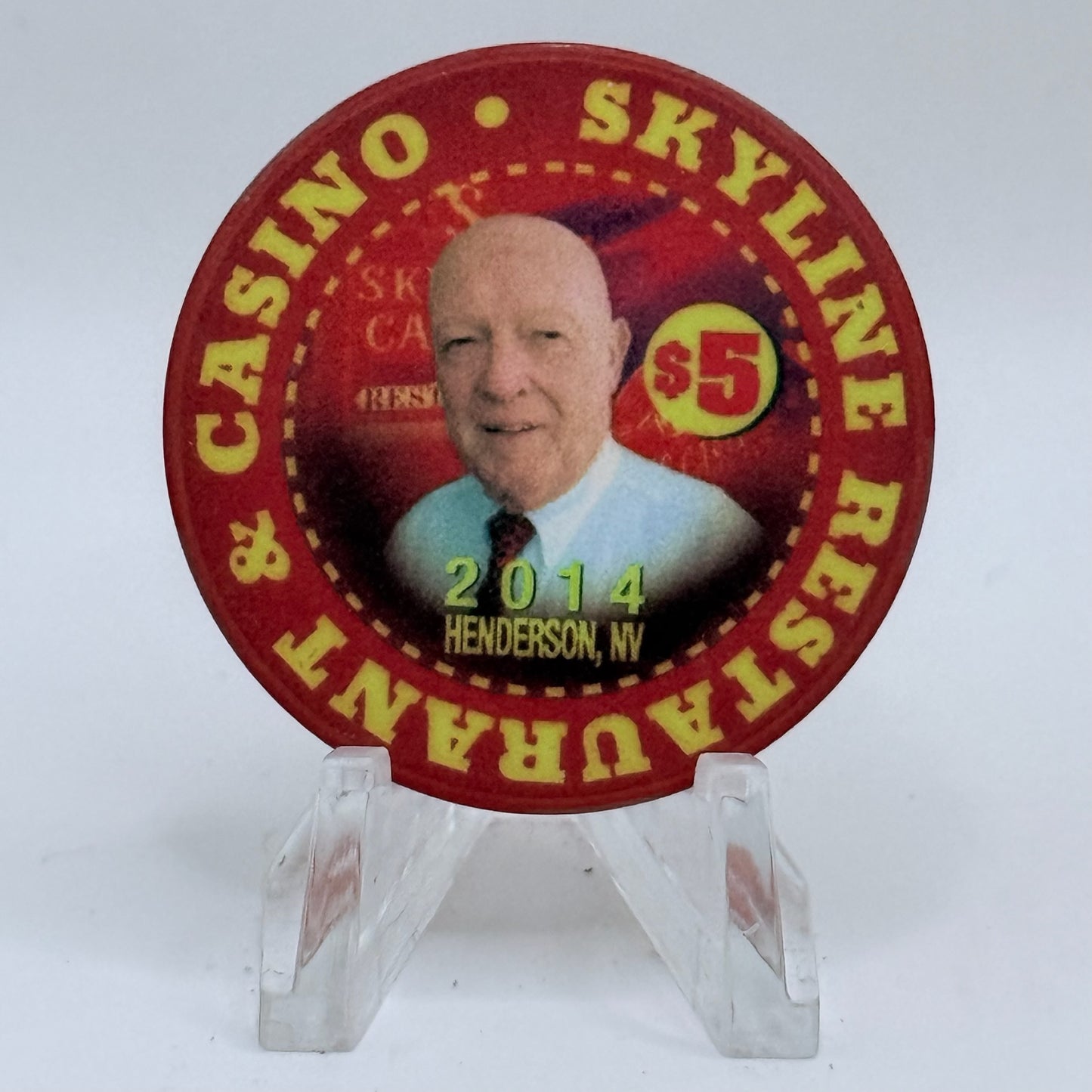 Skyline Casino Henderson Nevada 2014 $5 Casino Chip D1530