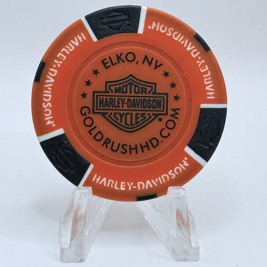 Harley-Davidson - Gold Rush Elko Nevada Advertising Chips