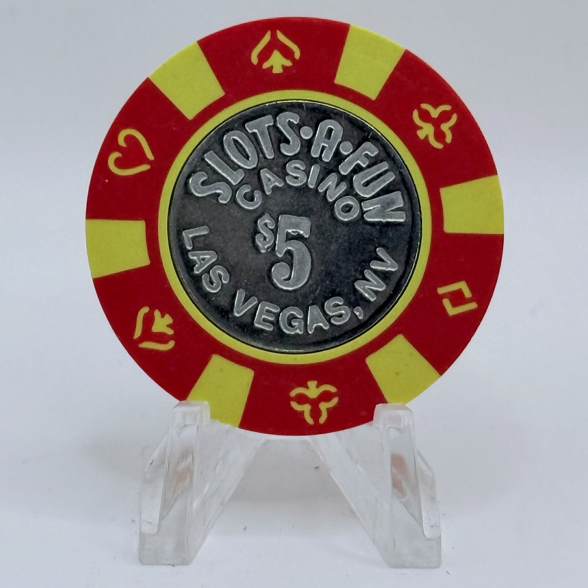 Slots-A-Fun Las Vegas Nevada 1995 $5 Casino Chip N0210