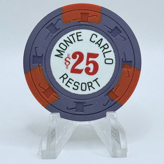 Monte Carlo Resort Laughlin Nevada 1968 $25 Casino Chip V5066