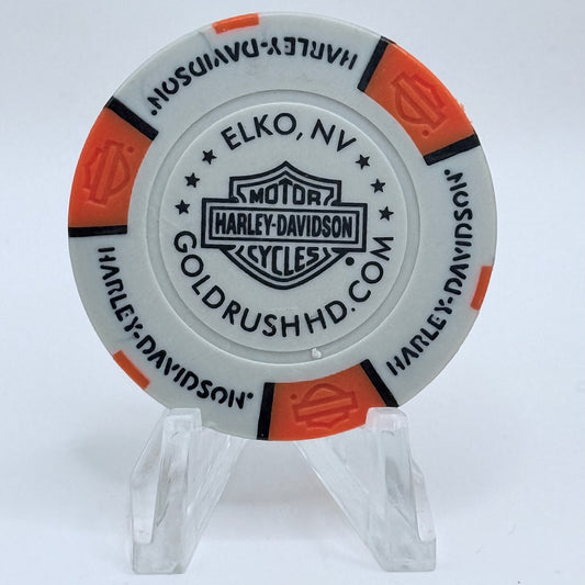 Harley-Davidson - Gold Rush Elko Nevada Advertising Chips