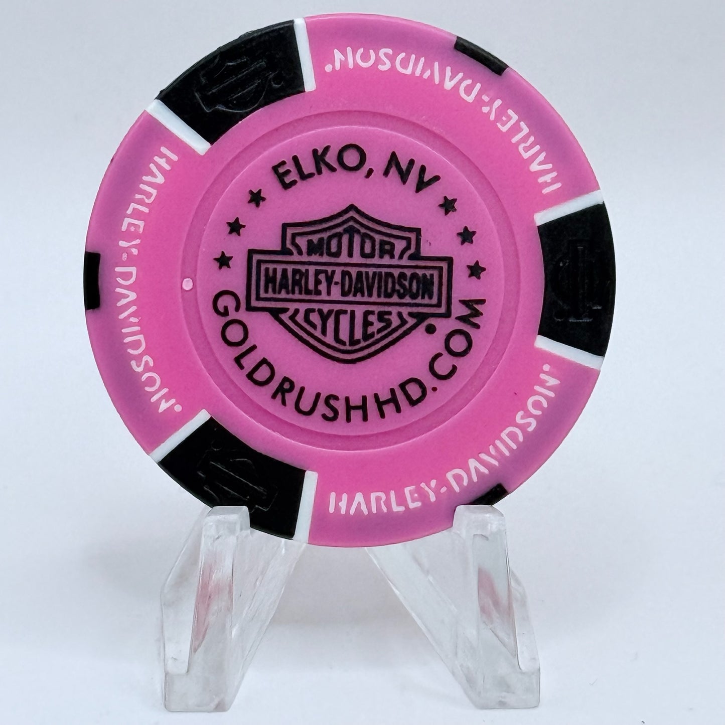 Harley-Davidson - Gold Rush Elko Nevada Advertising Chips