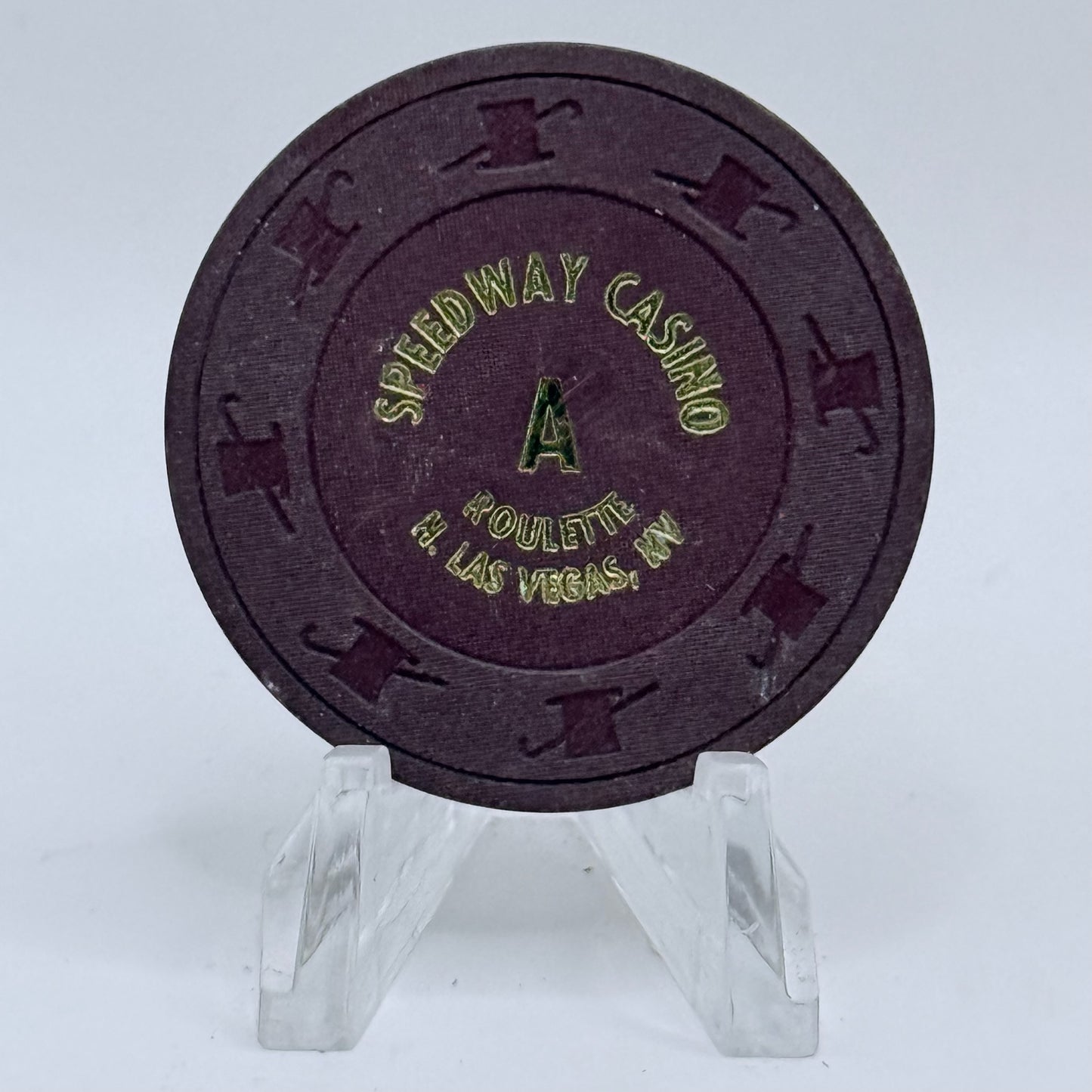 Speedway Casino N. Las Vegas Nevada 2000 Series 1 Roulette Casino Chip V5621