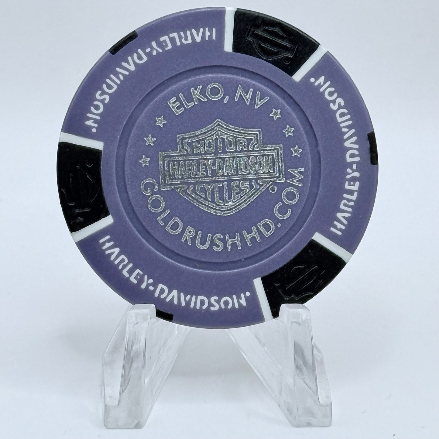 Harley-Davidson - Gold Rush Elko Nevada Advertising Chips
