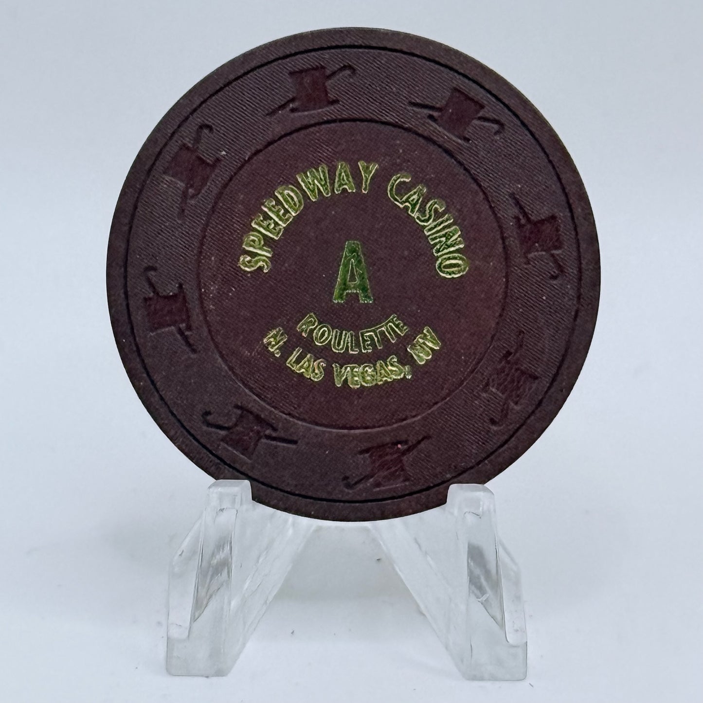 Speedway Casino N. Las Vegas Nevada 2000 Series 1 Roulette Casino Chip V5621