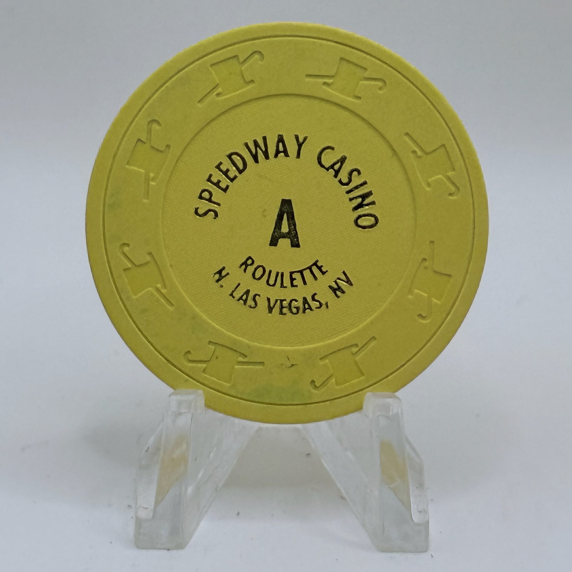 Speedway Casino N. Las Vegas Nevada 2000 Series 1 Roulette Casino Chip V5621