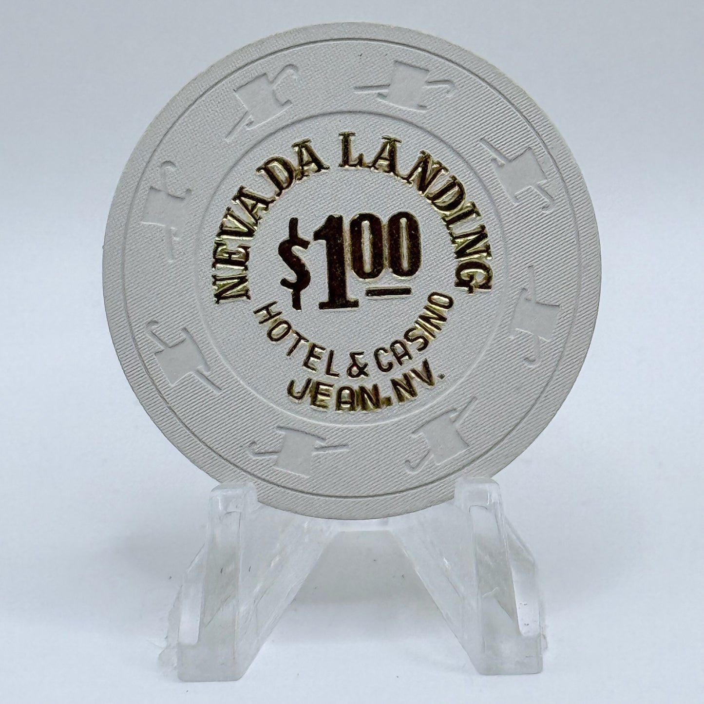 Nevada Landing Jean Nevada 1998 $1 Casino Chip V3139