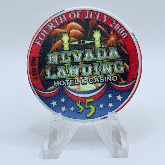 Nevada Landing Jean Nevada 2005 'July 4th' LE $5 Casino Chip V5085