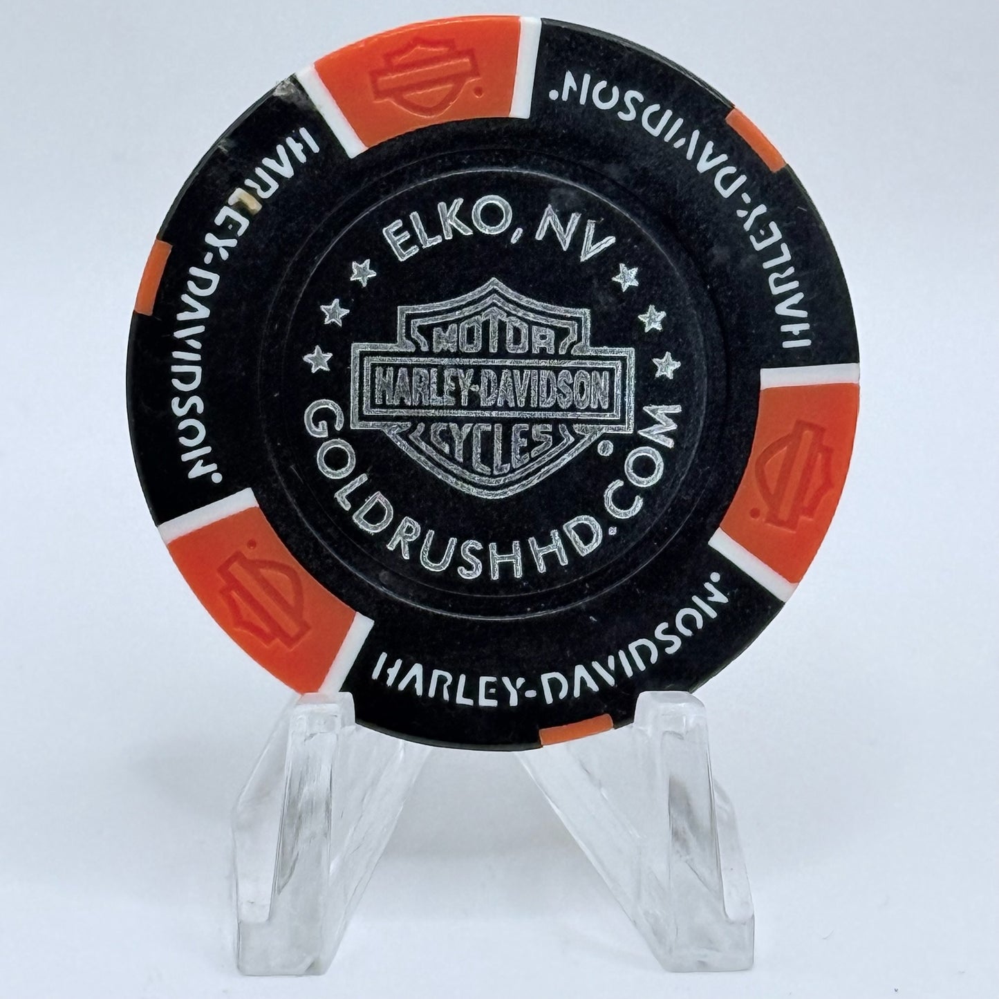 Harley-Davidson - Gold Rush Elko Nevada Advertising Chips