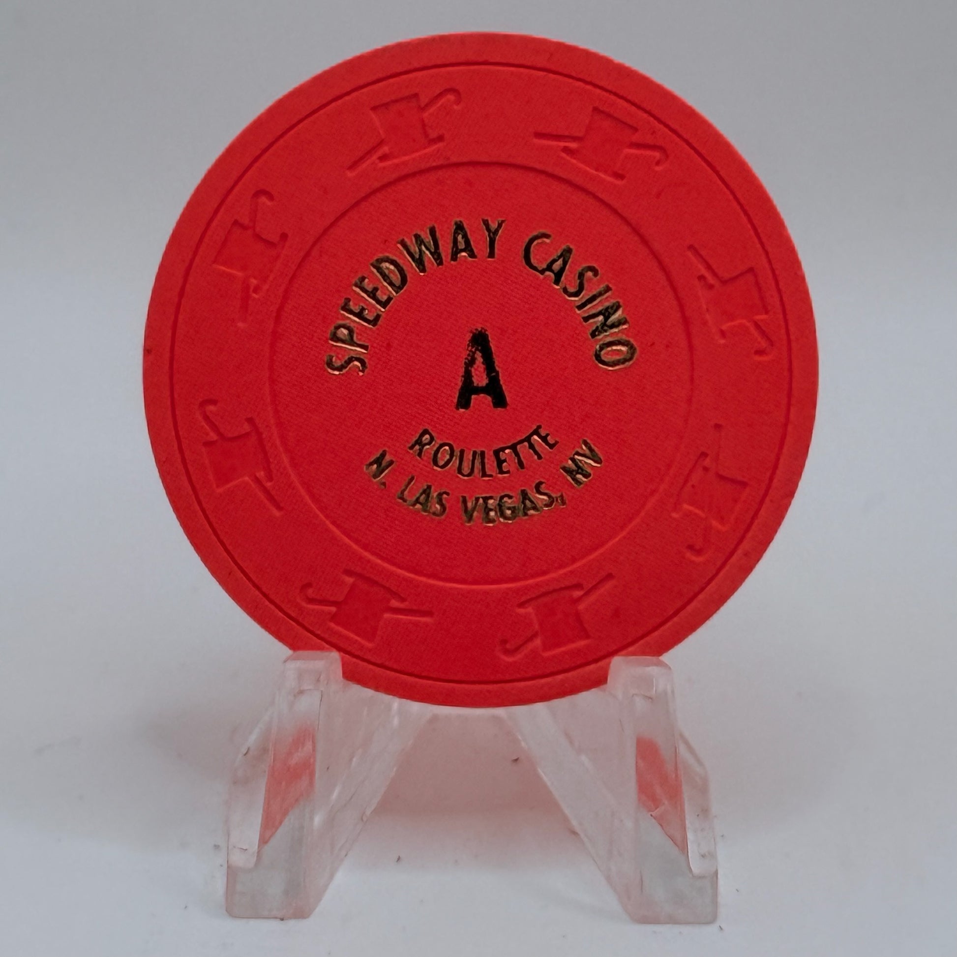Speedway Casino N. Las Vegas Nevada 2000 Series 1 Roulette Casino Chip V5621