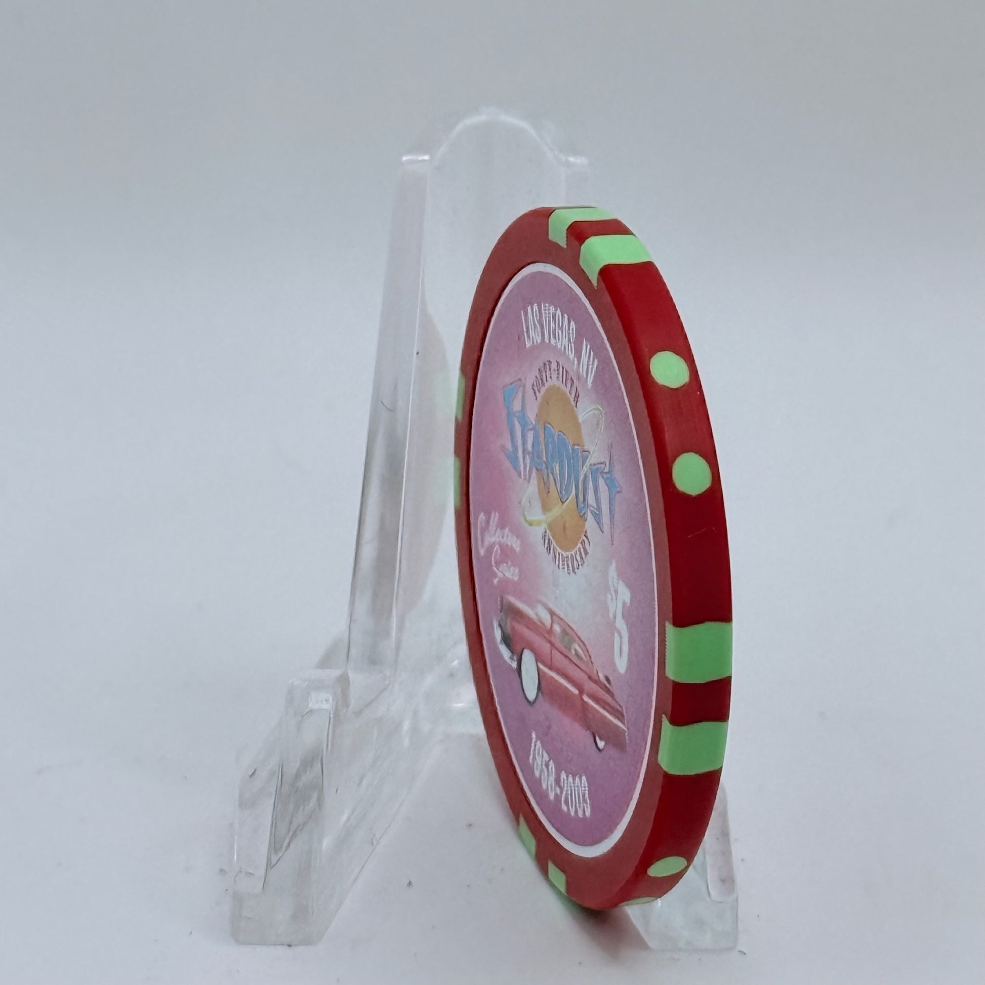 Stardust Las Vegas Nevada 2003 '45th Anniversary' LE $5 Casino Chip E2591
