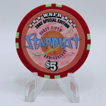 Stardust Las Vegas Nevada 2003 'National Finals Rodeo' LE $5 Casino Chip E2595
