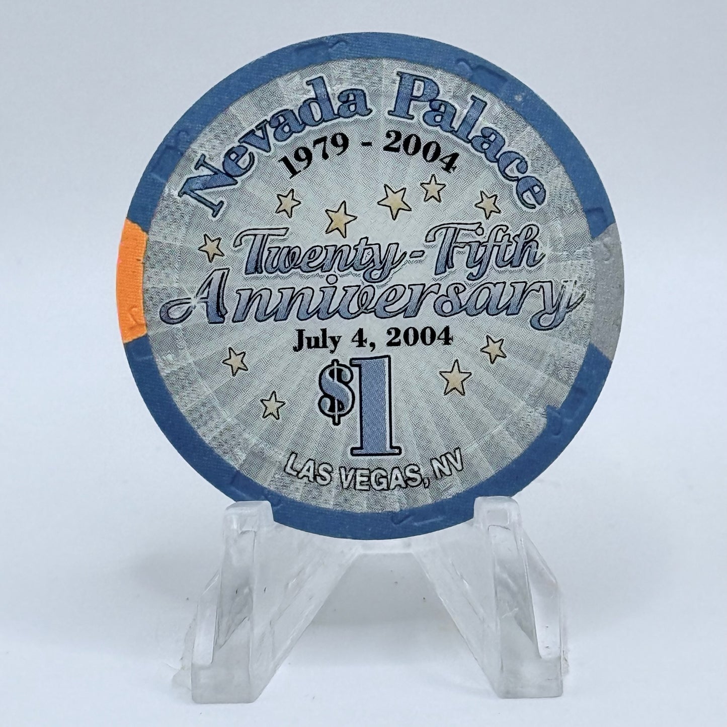 Nevada Palace Las Vegas Nevada 2004 '25th Anniversary' LE $1 Casino Chip E3517