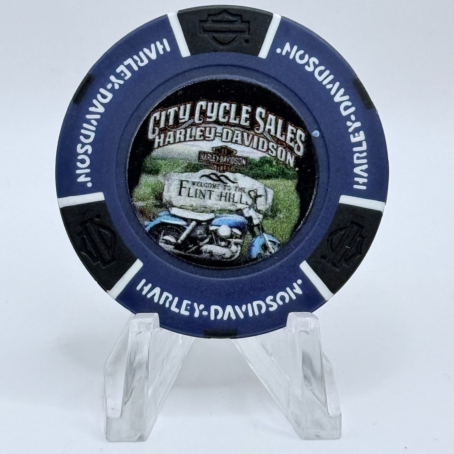 Harley-Davidson - City Cycle Junction City Kansas '115th Anniversary' Series 115 Chip