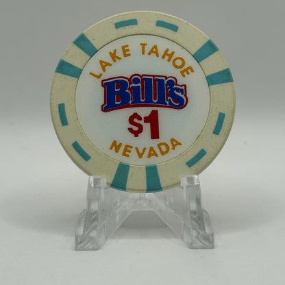Bill's Casino Lake Tahoe Nevada 2002 $1 Casino Chip V8002