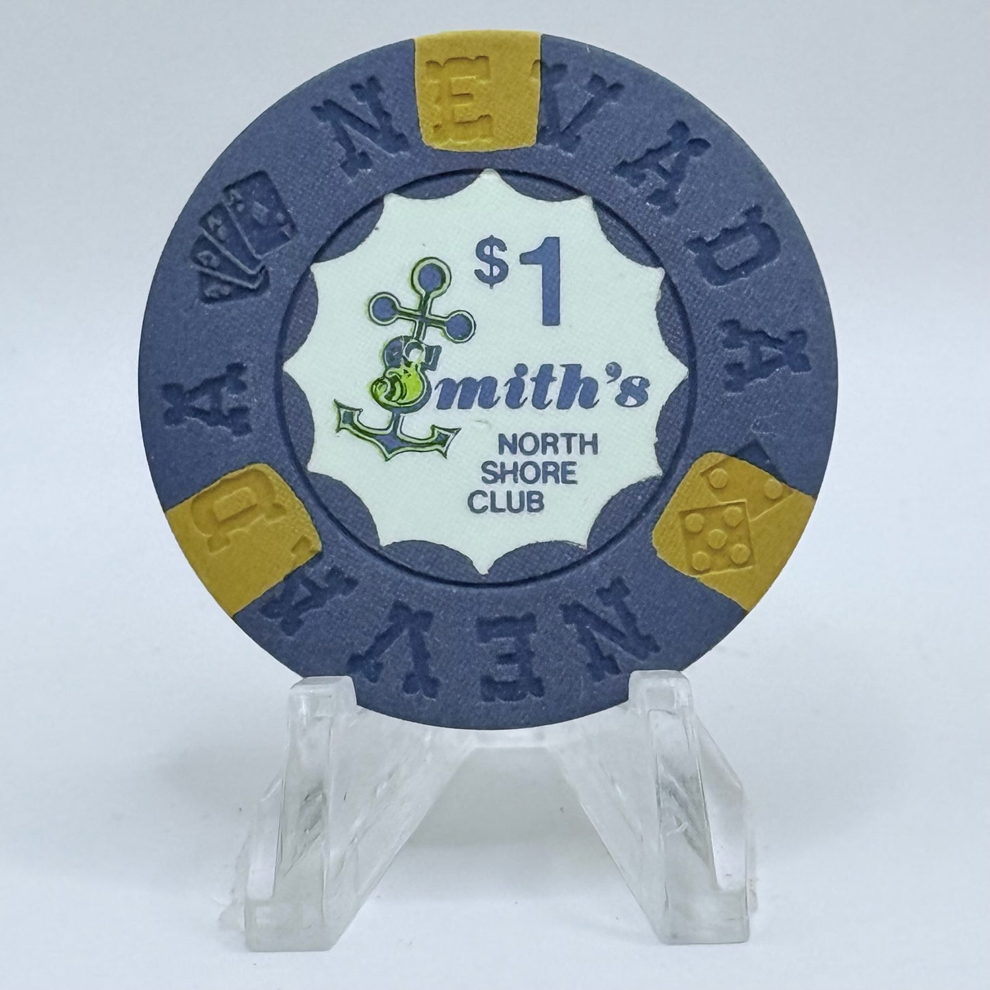 Smith's North Shore Club Lake Tahoe Nevada 1971 LE $1 Casino Chip N6900