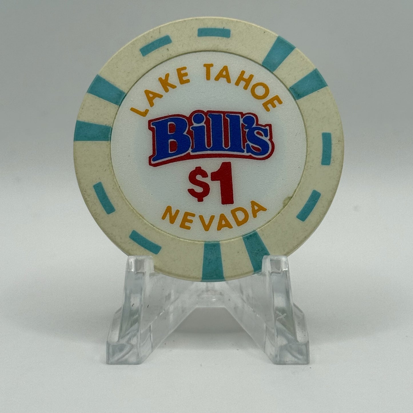 Bill's Casino Lake Tahoe Nevada 2002 $1 Casino Chip V8002