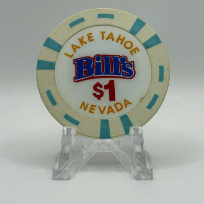 Bill's Casino Lake Tahoe Nevada 2002 $1 Casino Chip V8002