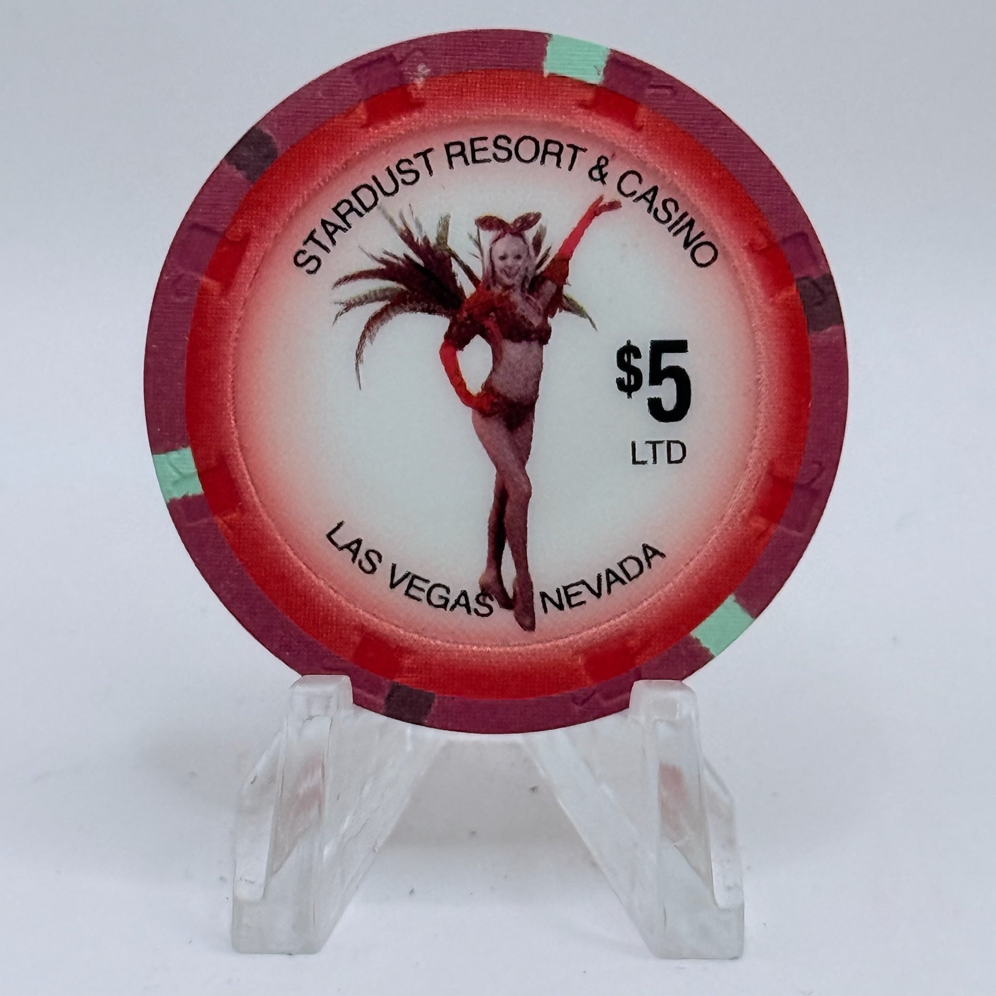 Stardust Las Vegas Nevada 2006 'Legendary Stardust' LE $5 Casino Chip E5701