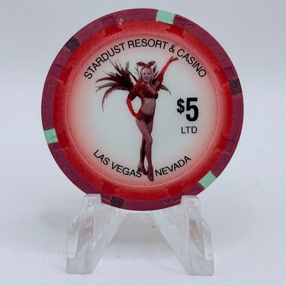 Stardust Las Vegas Nevada 2006 'Legendary Stardust' LE $5 Casino Chip E5701
