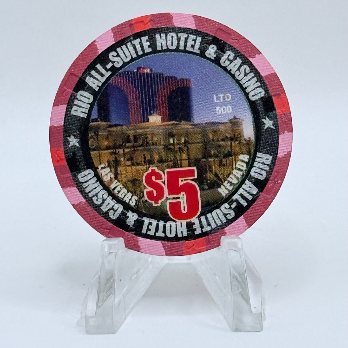 Rio Las Vegas Nevada 2005 'World Series Of Poker' LE $5 Casino Chip E4409