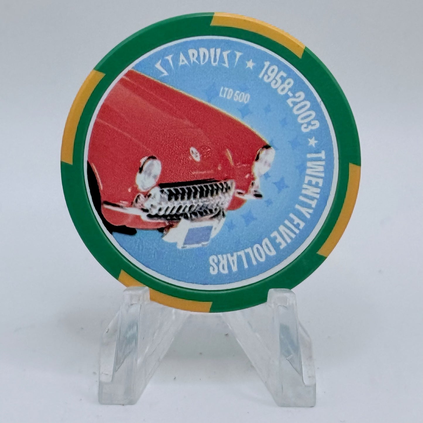 Stardust Las Vegas Nevada 2003 '45th Anniversary' LE $25 Casino Chip E2597