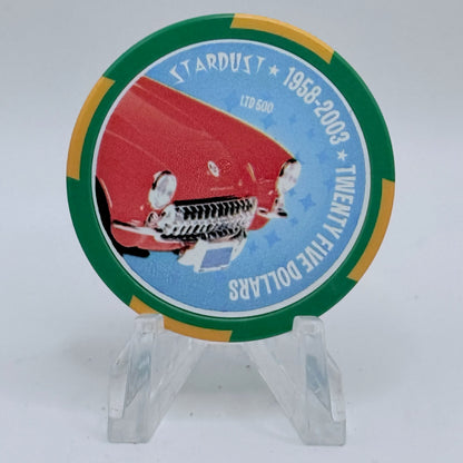 Stardust Las Vegas Nevada 2003 '45th Anniversary' LE $25 Casino Chip E2597