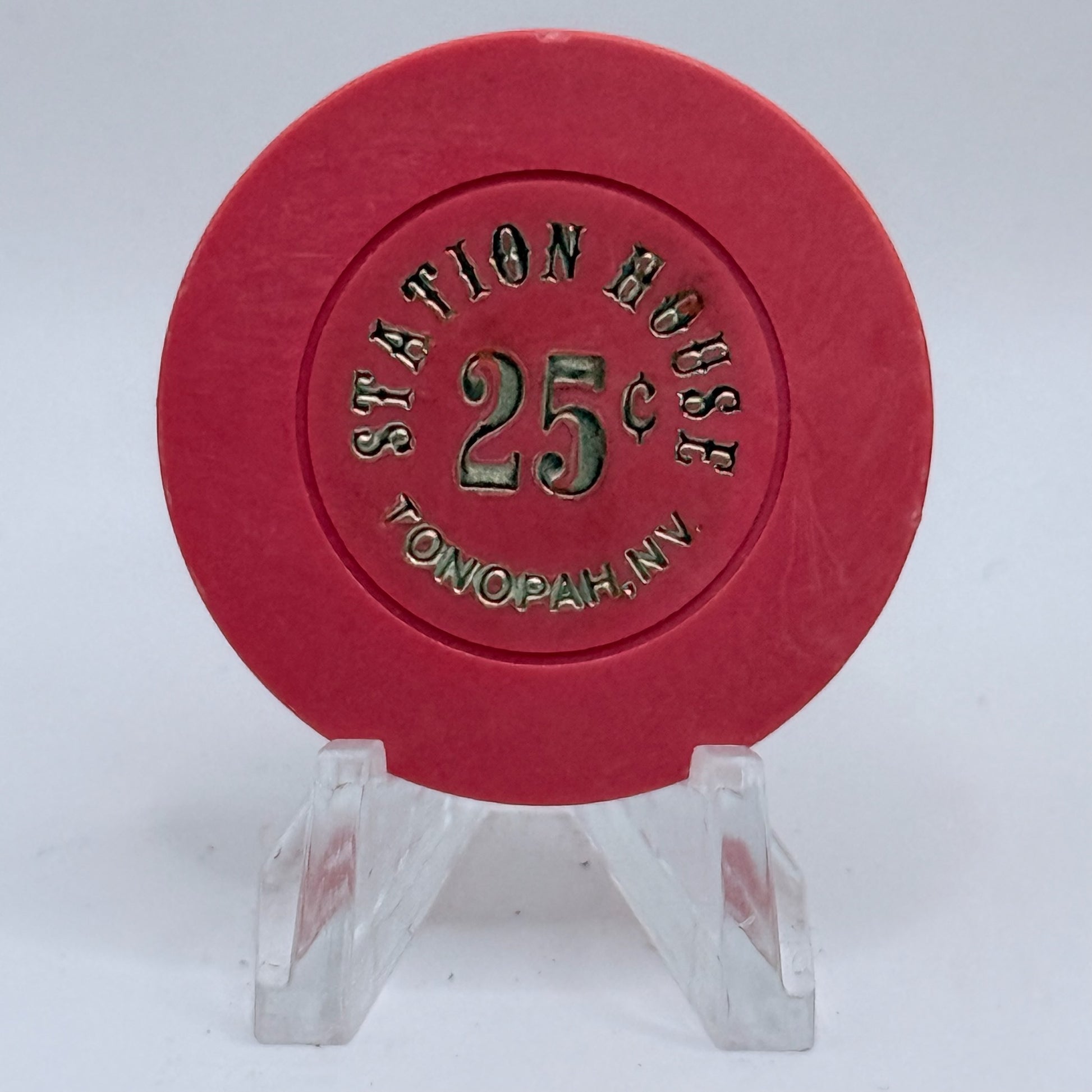 Station House Tonopah Nevada 1990 $0.25 Casino Chip N6237