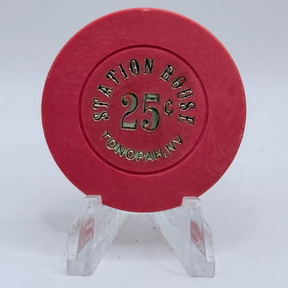 Station House Tonopah Nevada 1990 $0.25 Casino Chip N6237