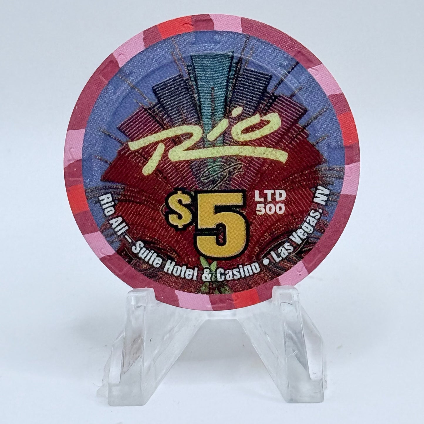 Rio Las Vegas Nevada 2004 LE $5 Casino Chip E4008