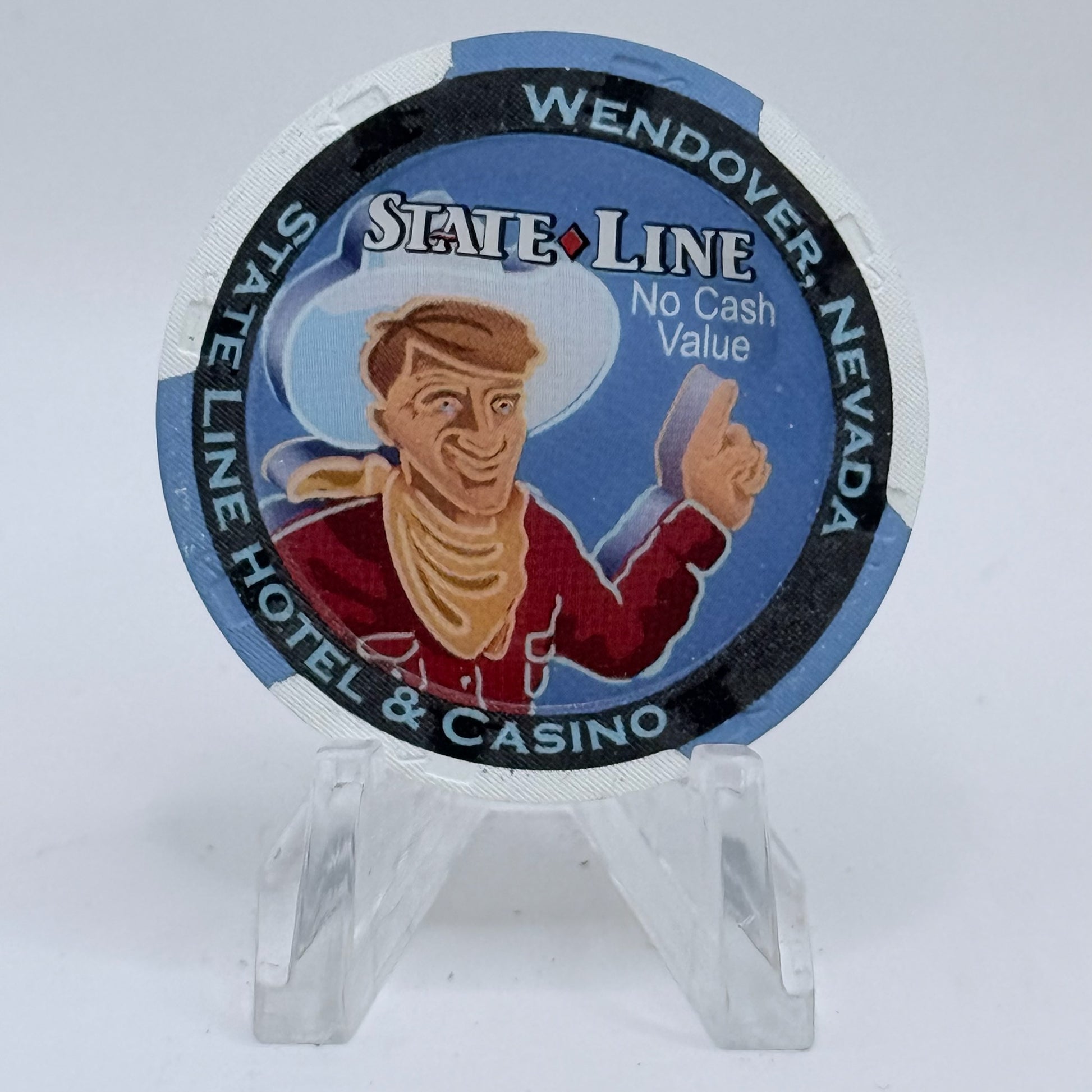 State Line Casino Wendover Nevada 1990 NCV Casino Chip E2629