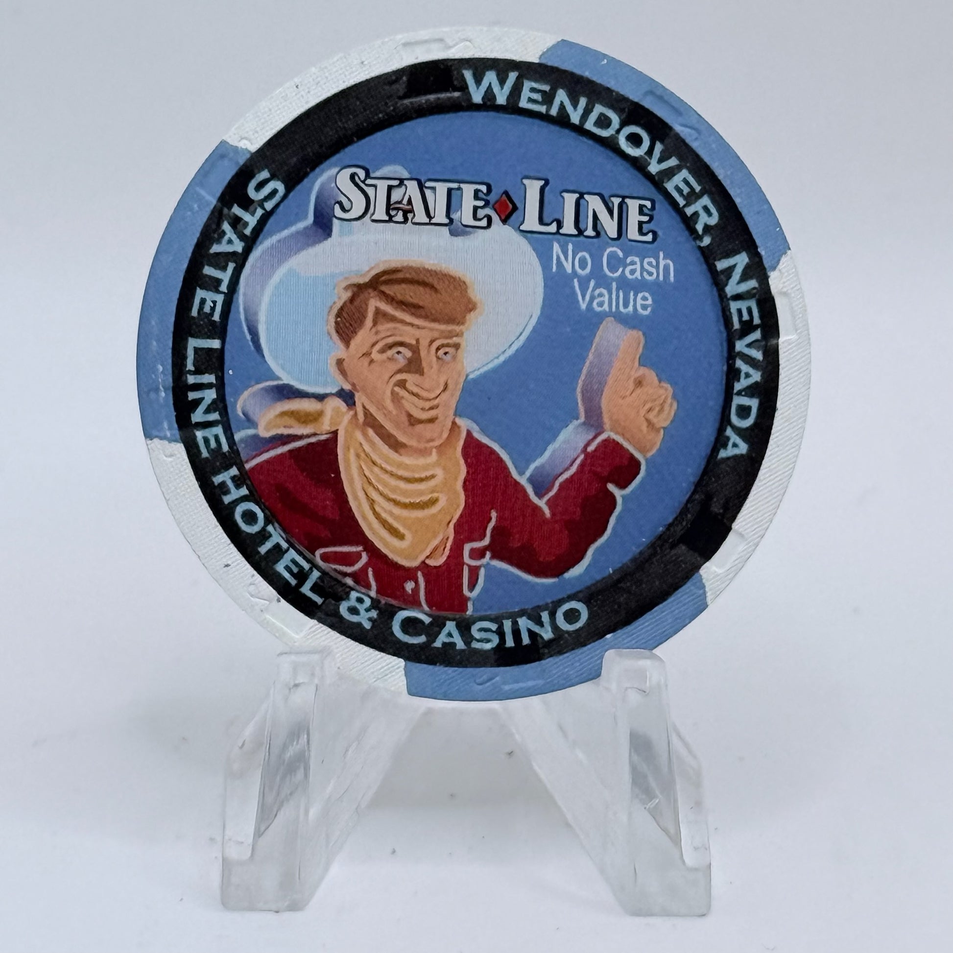 State Line Casino Wendover Nevada 1990 NCV Casino Chip E2629