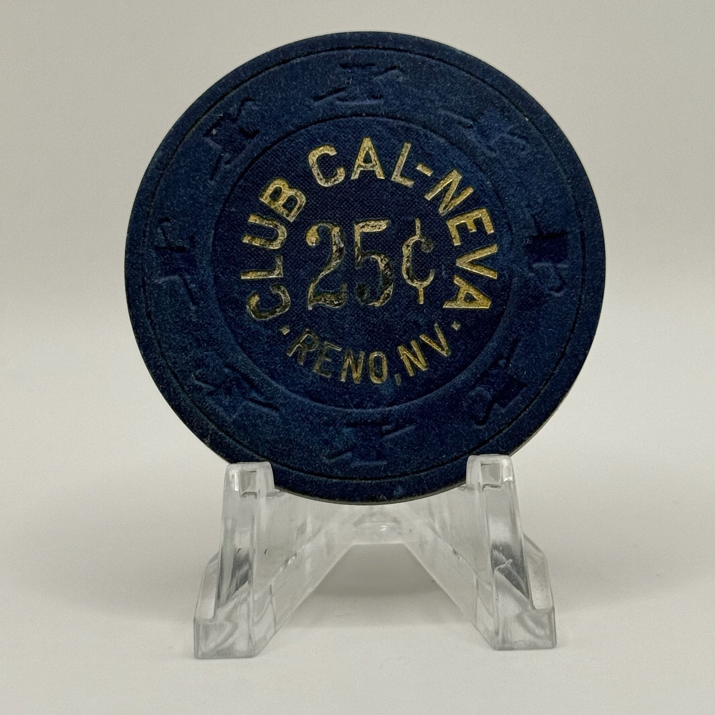 Club Cal-Neva Reno Nevada 1980 $0.25 Casino Chip N3131