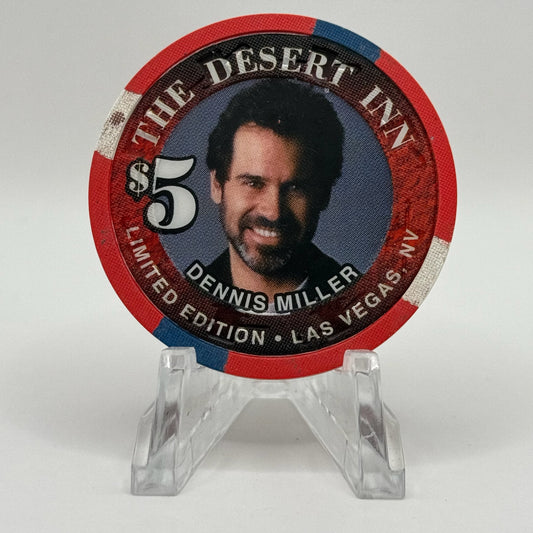 Desert Inn Las Vegas Nevada 1999 'Dennis Miller' LE $5 Casino Chip V3960