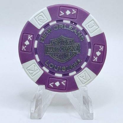 Harley-Davidson - Bourbon Street New Orleans Louisiana Series 2 Advertising Chips