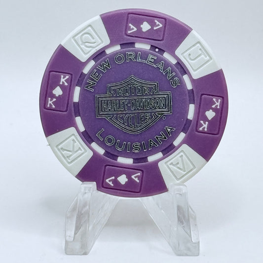 Harley-Davidson - Bourbon Street New Orleans Louisiana Series 2 Advertising Chips