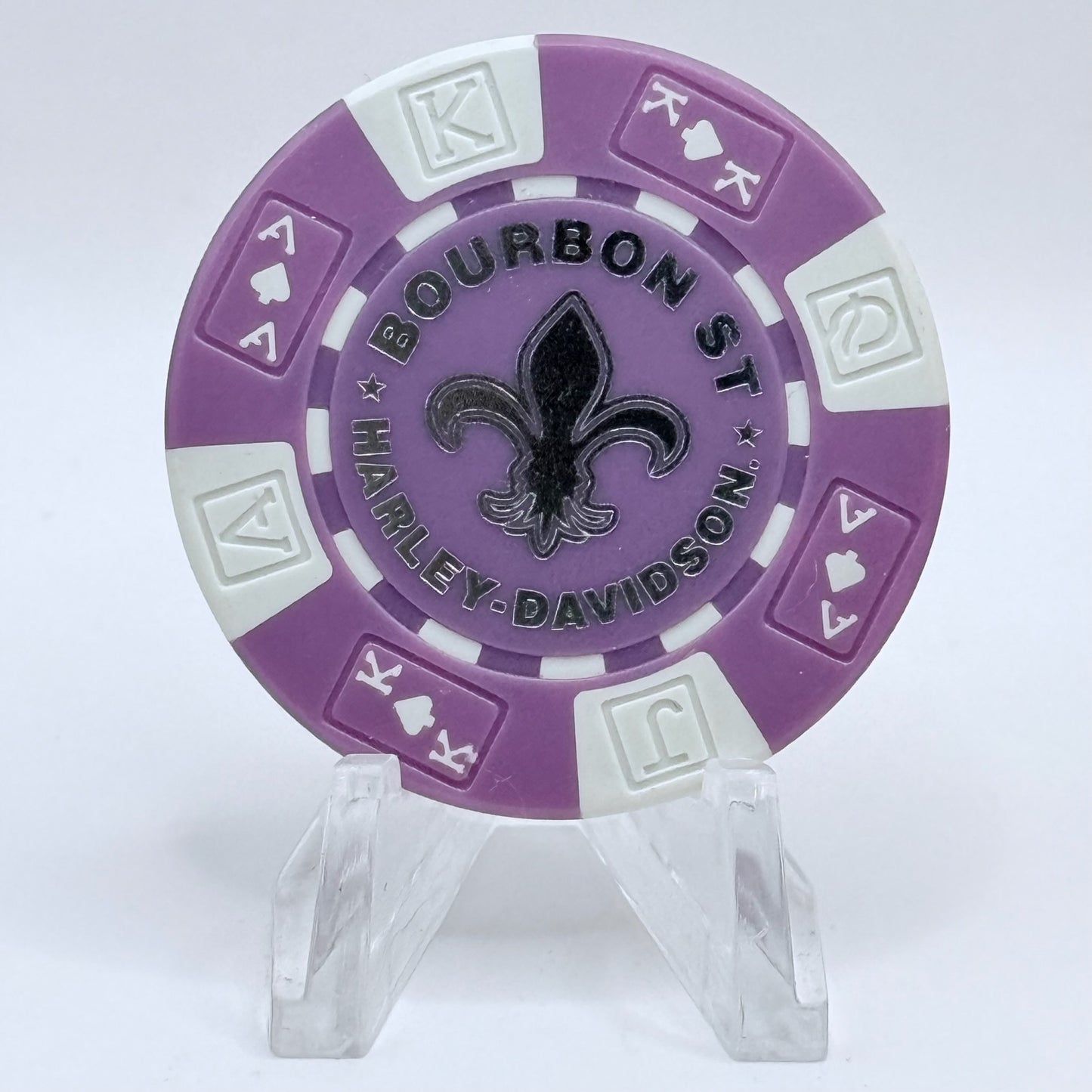 Harley-Davidson - Bourbon Street New Orleans Louisiana Series 2 Advertising Chips