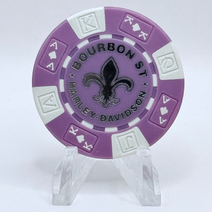 Harley-Davidson - Bourbon Street New Orleans Louisiana Series 2 Advertising Chips