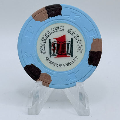 Stateline Saloon Amargosa Valley Nevada 1984 $1 Casino Chip N3359