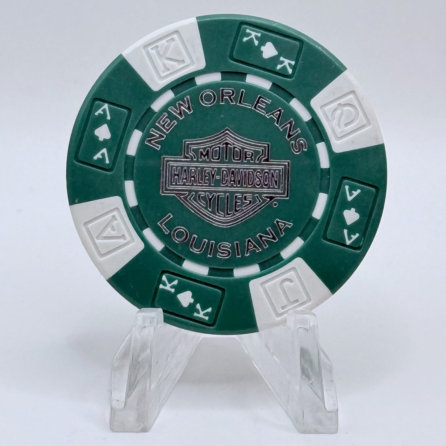 Harley-Davidson - Bourbon Street New Orleans Louisiana Series 1 Advertising Chips